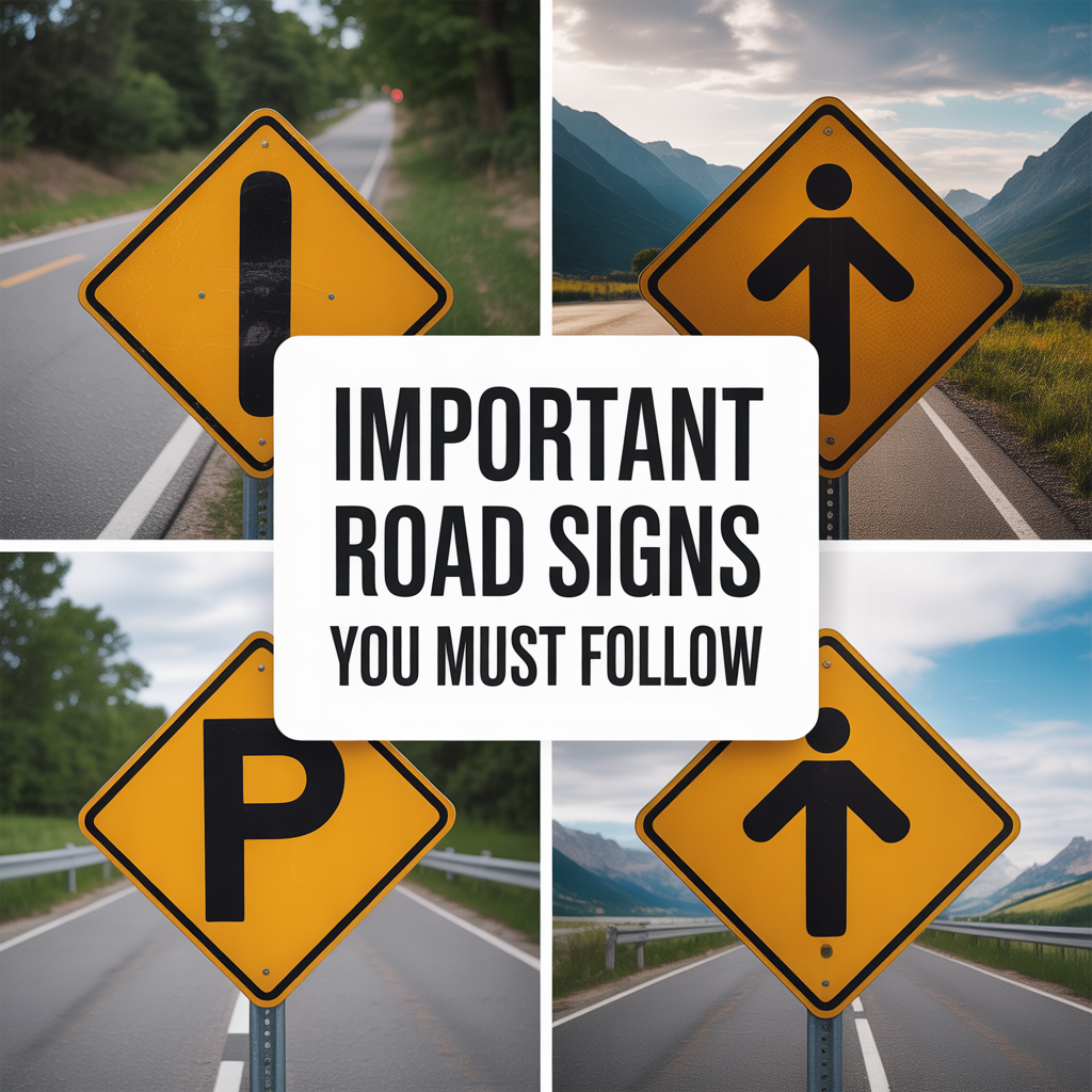 Important Road Signs You Must Follow