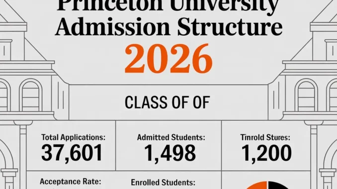 Admission Structure of Princeton University 2026