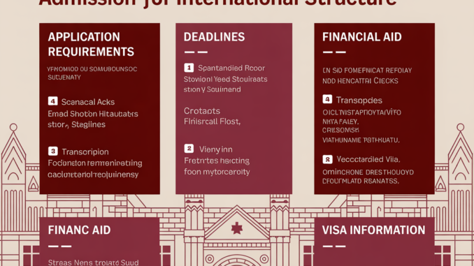 University of Chicago Admission Structure for International Students