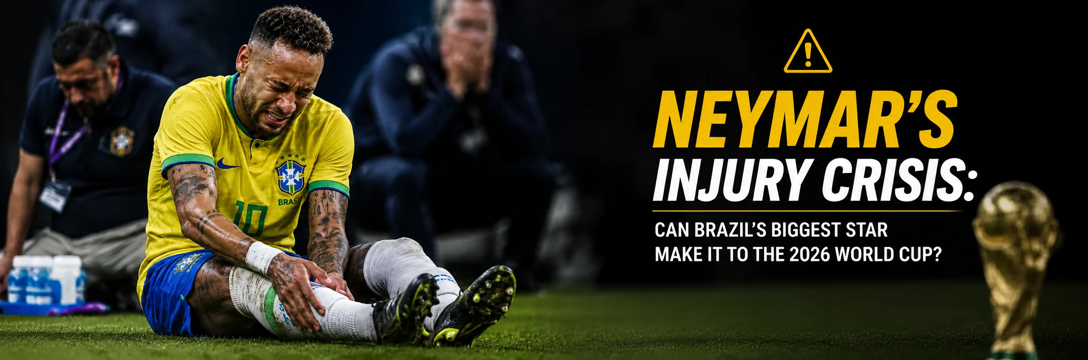Neymar’s Injury Crisis: Can Brazil’s Biggest Star Make It to the 2026 World Cup?